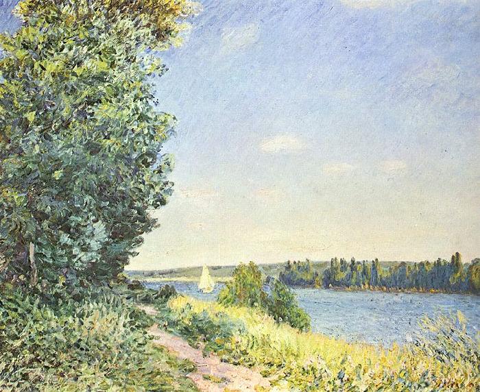 Alfred Sisley abends bei Sahurs oil painting picture